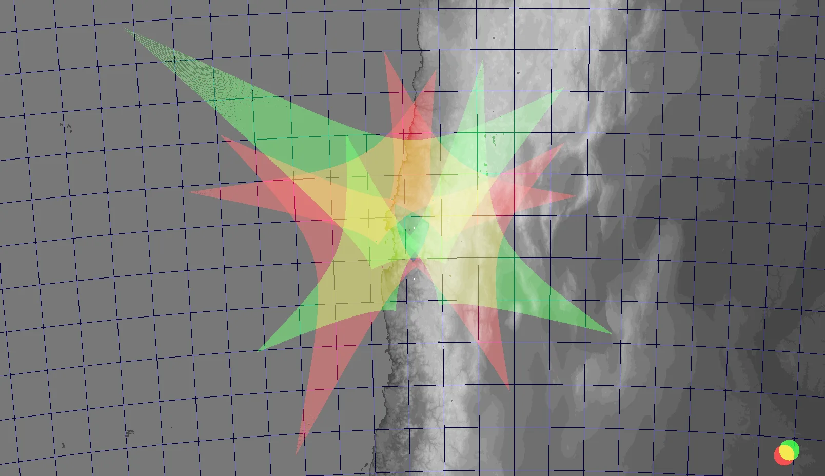 SSOVMO field of view map