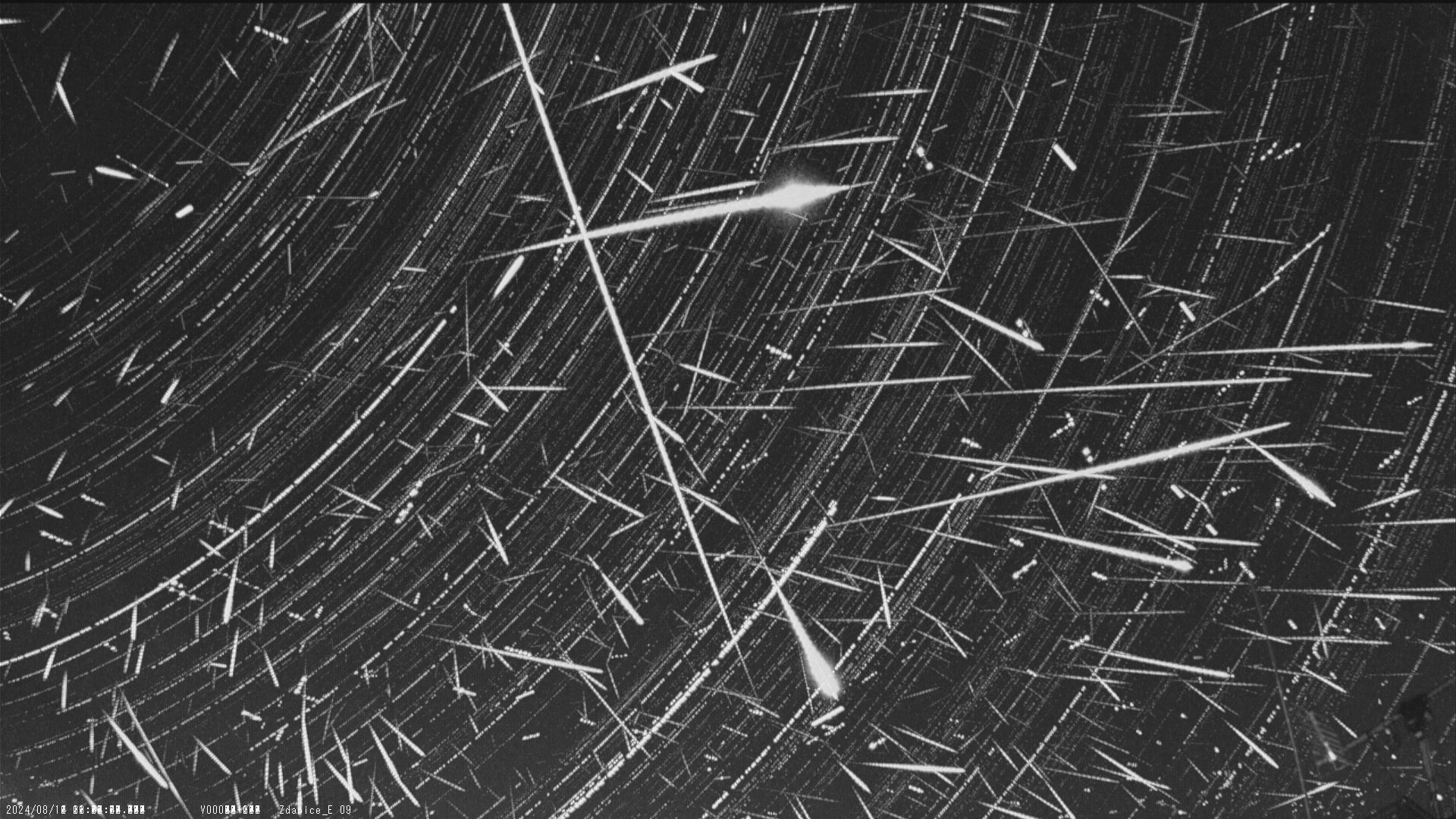 923 recorded meteors from Zdanice Observatory during the 2024 Perseid meteor peak