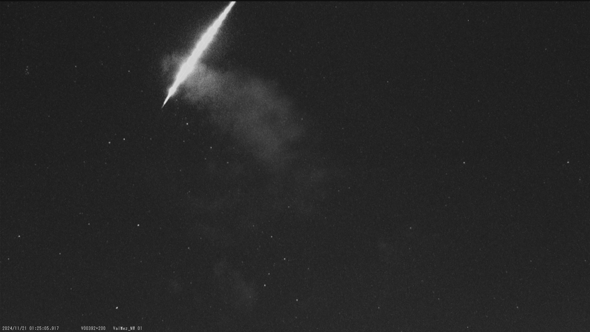 Bright bolide on 21st November 2024 over central Moravia